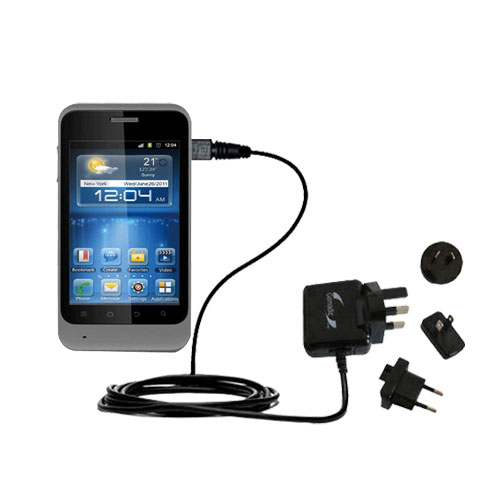 International Wall Charger compatible with the ZTE Kis