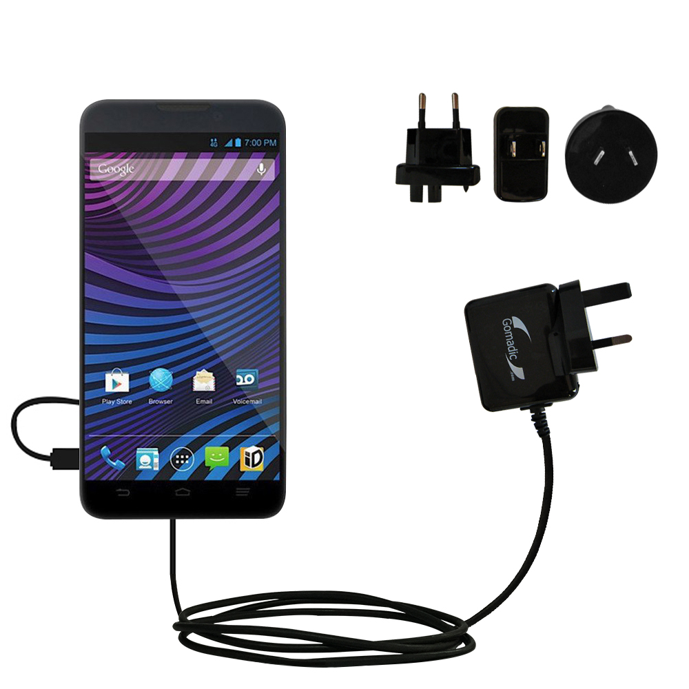 International Wall Charger compatible with the ZTE Vital