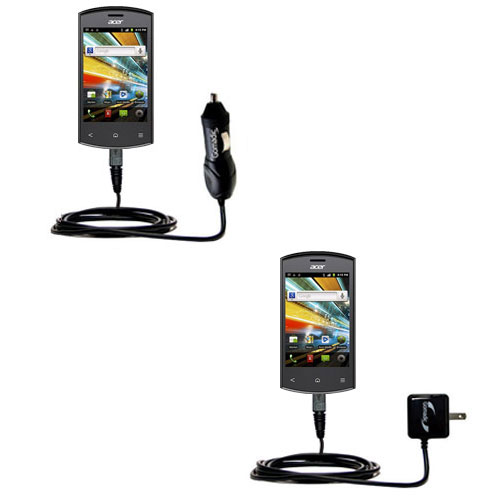 Car & Home Charger Kit compatible with the Acer Liquid Express