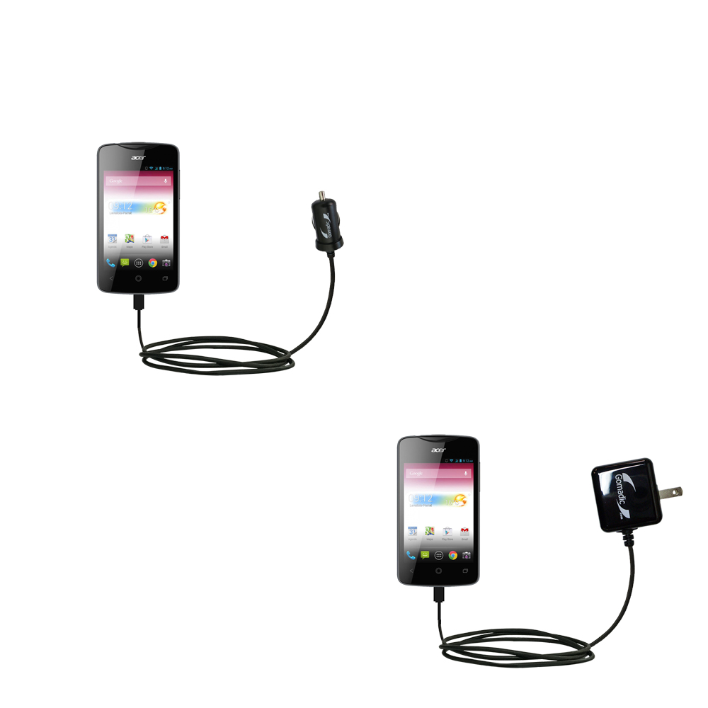 Car & Home Charger Kit compatible with the Acer Liquid Z3