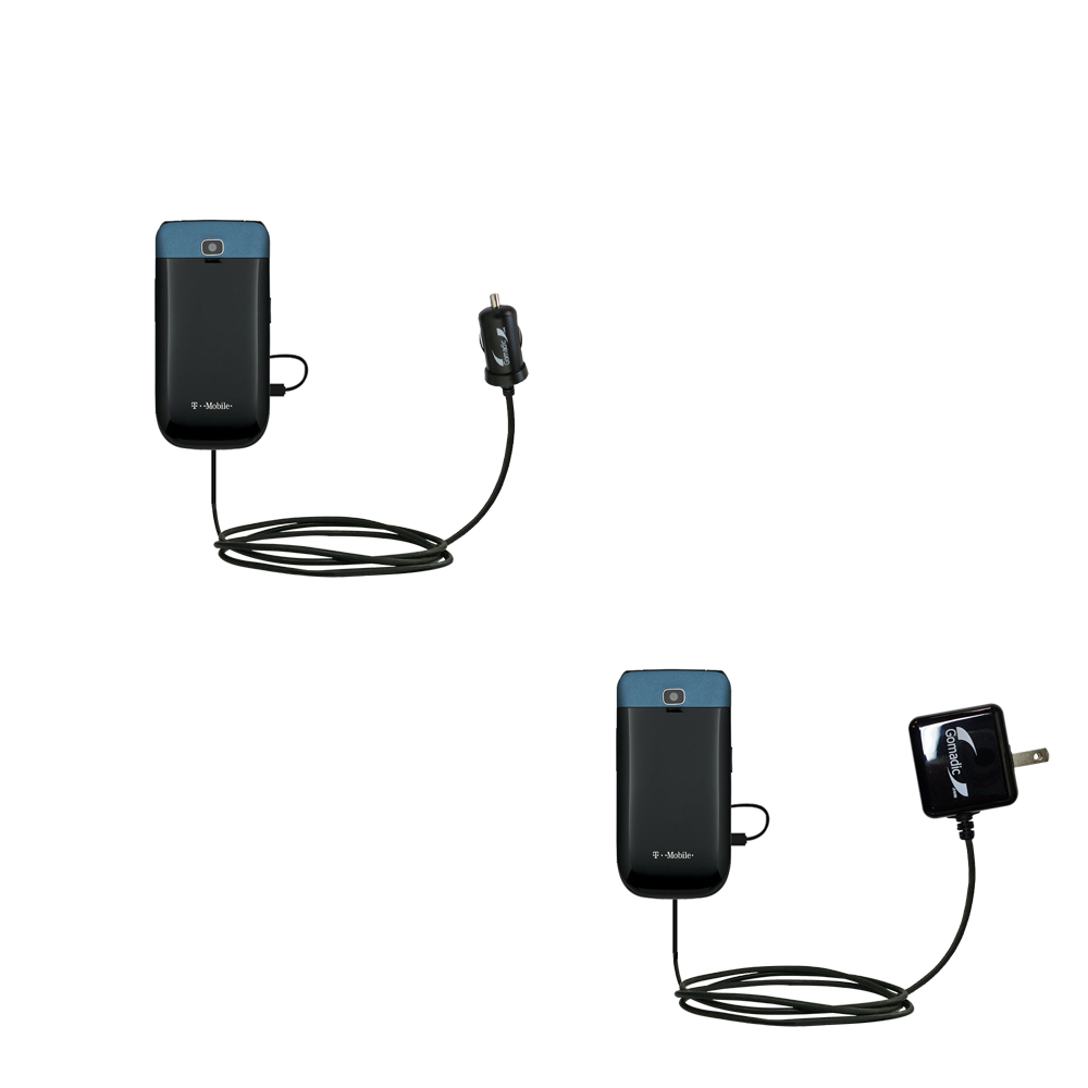 Car & Home Charger Kit compatible with the Alcatel One Touch 768T