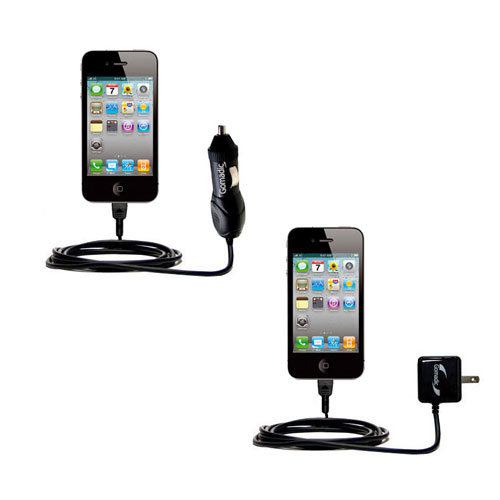 Car & Home Charger Kit compatible with the Apple iPhone 4S