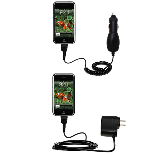 Car & Home Charger Kit compatible with the Apple iPhone