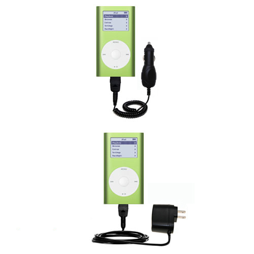 Car & Home Charger Kit compatible with the Apple iPod Mini