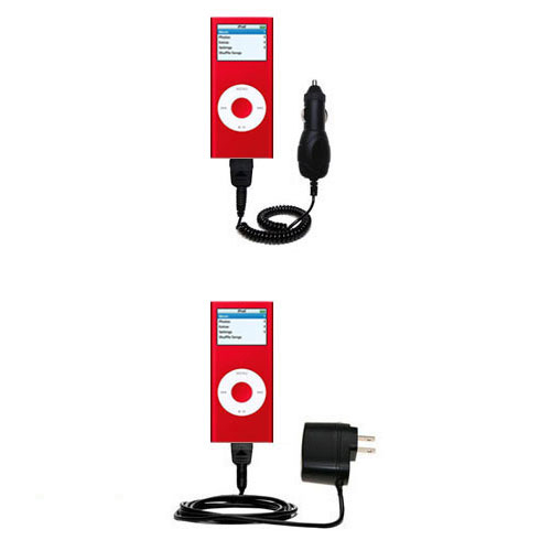 Car & Home Charger Kit compatible with the Apple iPod Nano
