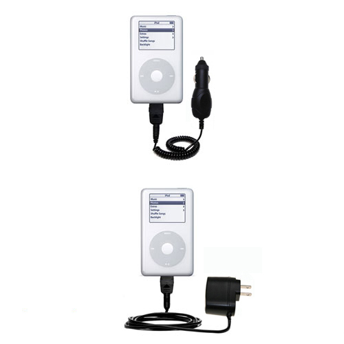 Car & Home Charger Kit compatible with the Apple iPod Photo (40GB)