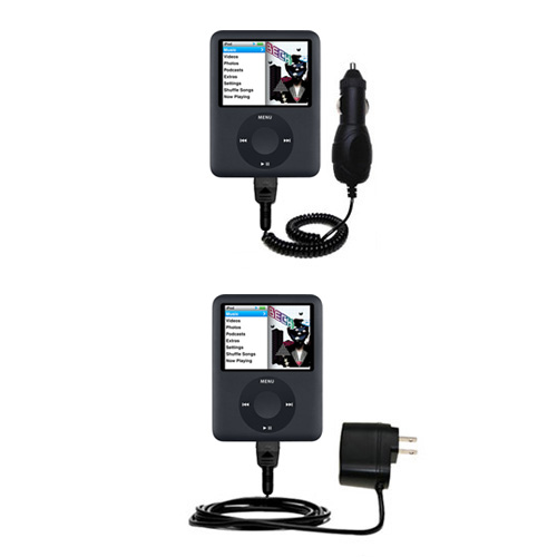 Car & Home Charger Kit compatible with the Apple Nano Video Gen 3