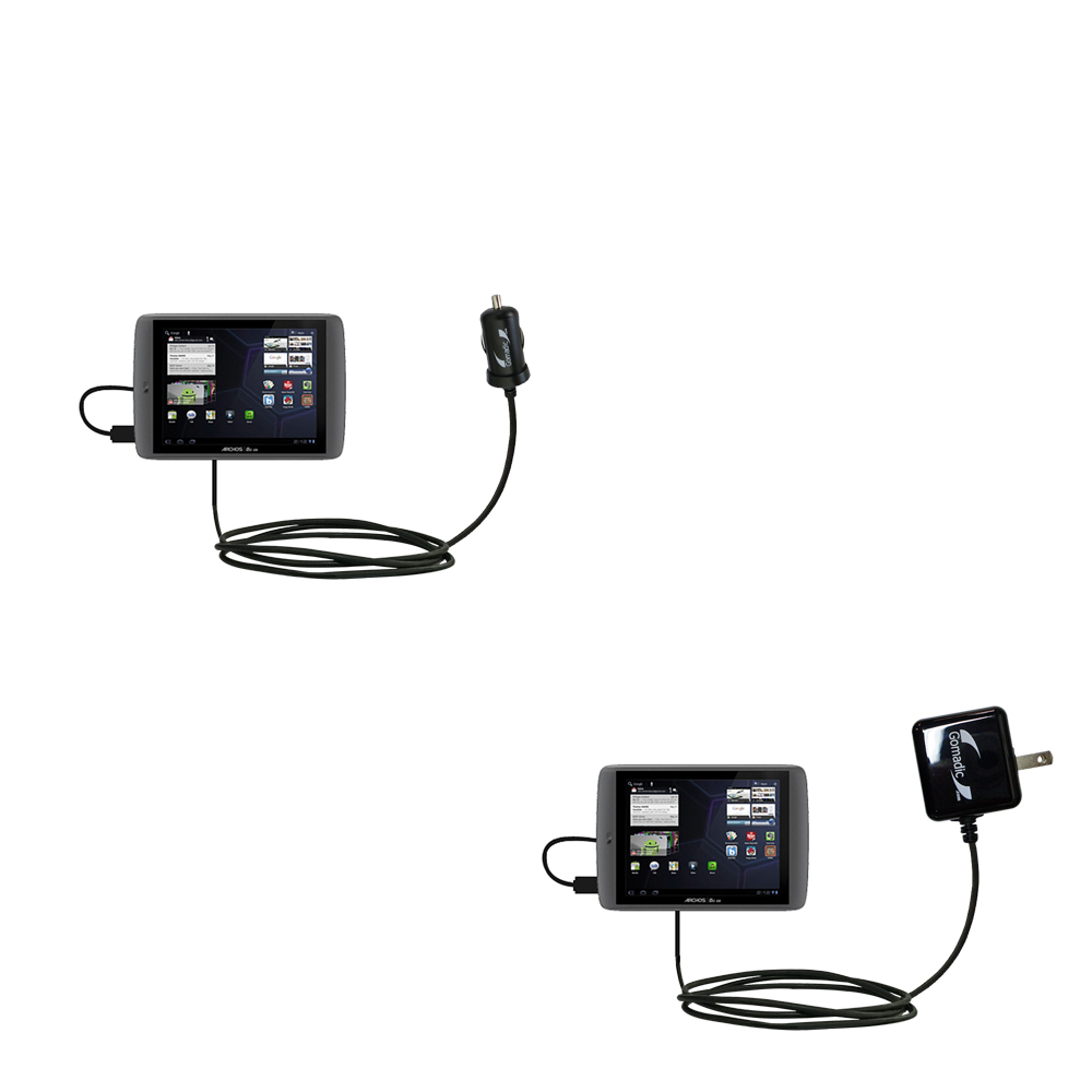 Car & Home Charger Kit compatible with the Archos 101 G9