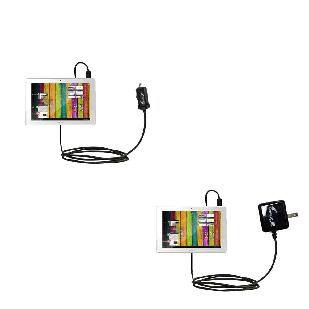 Car & Home Charger Kit compatible with the Archos 101 Titanium