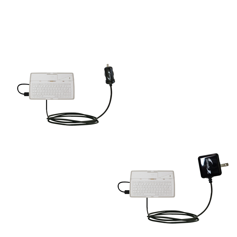 Car & Home Charger Kit compatible with the Archos 101 XS Gen 10