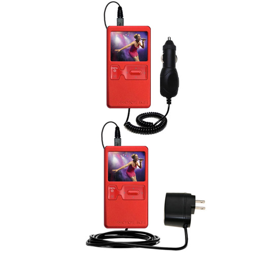 Car & Home Charger Kit compatible with the Archos 105