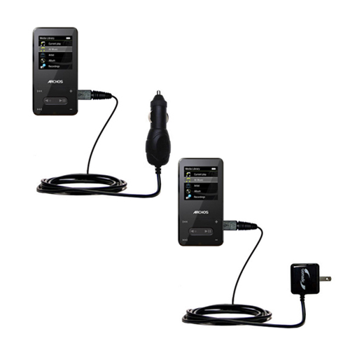 Car & Home Charger Kit compatible with the Archos 18 18b Vision A18VB