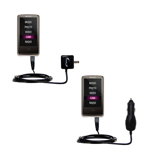 Car & Home Charger Kit compatible with the Archos 3Cam Vision