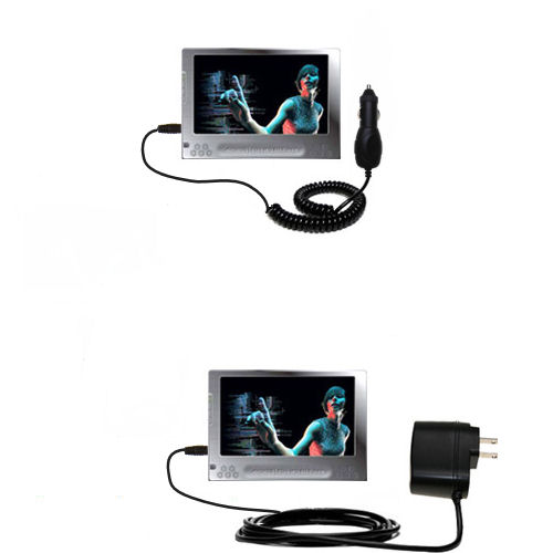 Car & Home Charger Kit compatible with the Archos 704 WiFi