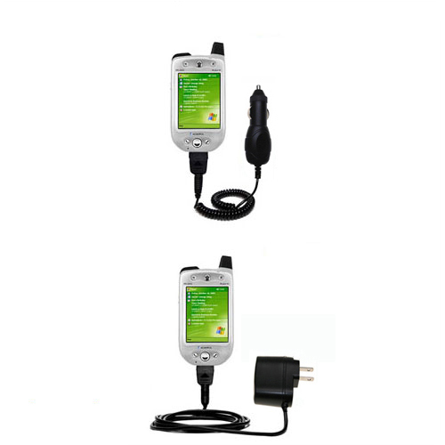 Car & Home Charger Kit compatible with the Audiovox 5050 Pocket PC Phone