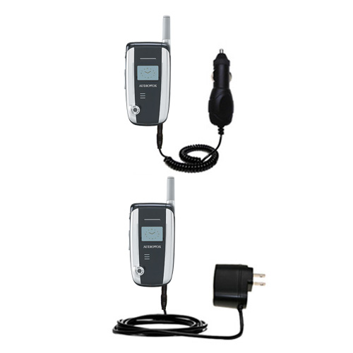 Car & Home Charger Kit compatible with the Audiovox CDM 8900 8910 8915 8930 8940