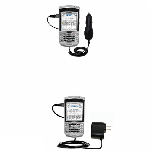 Car & Home Charger Kit compatible with the Blackberry 7100 7105 7130 7150