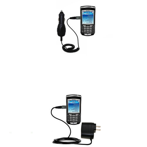 Car & Home Charger Kit compatible with the Blackberry 7100x