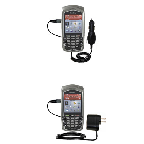 Car & Home Charger Kit compatible with the Blackberry 7130e