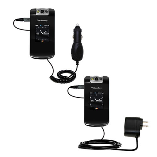 Car & Home Charger Kit compatible with the Blackberry 8210