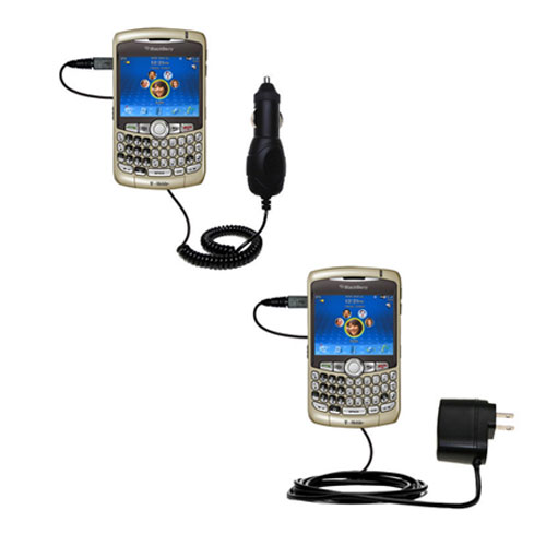 Car & Home Charger Kit compatible with the Blackberry 8320