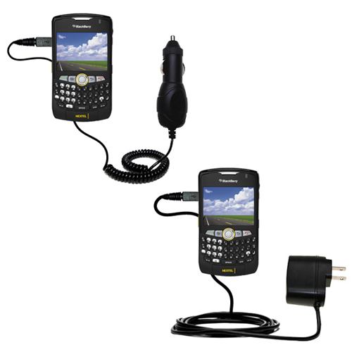 Car & Home Charger Kit compatible with the Blackberry 8350i