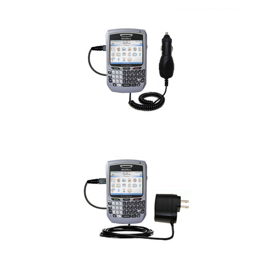 Car & Home Charger Kit compatible with the Blackberry 8700c