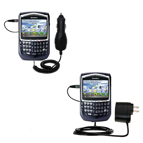 Car & Home Charger Kit compatible with the Blackberry 8703e