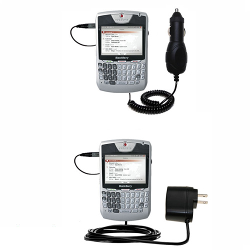 Car & Home Charger Kit compatible with the Blackberry 8707v