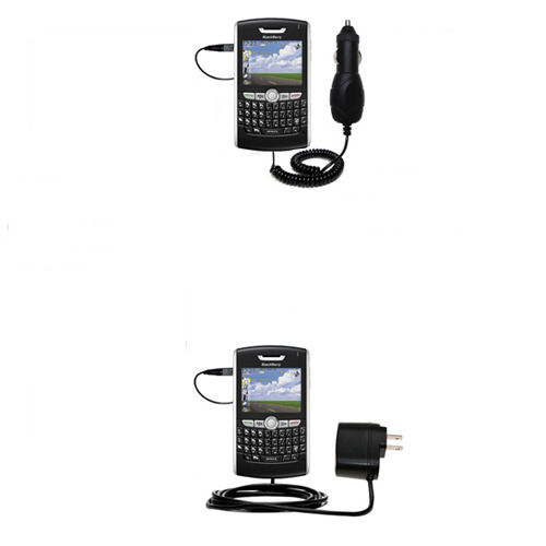 Car & Home Charger Kit compatible with the Blackberry 8800