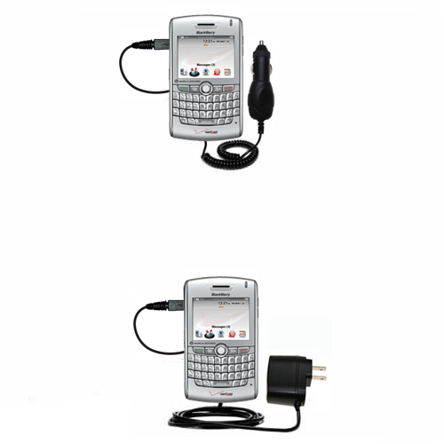 Car & Home Charger Kit compatible with the Blackberry 8800 8820 8830