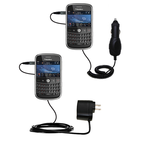 Car & Home Charger Kit compatible with the Blackberry 9000