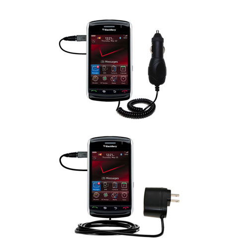 Car & Home Charger Kit compatible with the Blackberry 9500