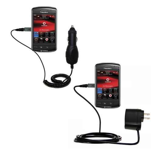 Car & Home Charger Kit compatible with the Blackberry 9550 9530 9520 9570