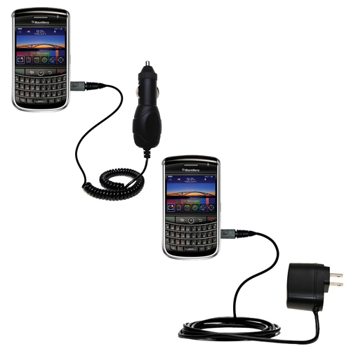 Car & Home Charger Kit compatible with the Blackberry 9630