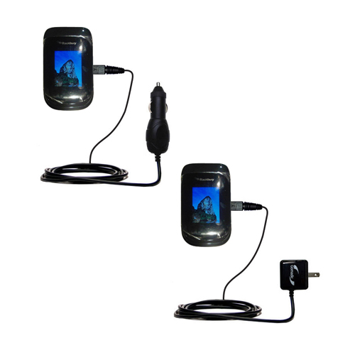 Car & Home Charger Kit compatible with the Blackberry 9670