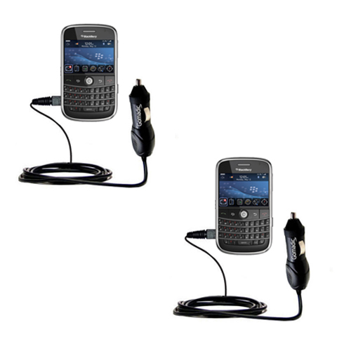 Gomadic Car and Wall Charger Essential Kit suitable for the Blackberry Bold 9900 - Includes both AC Wall and DC Car Charging Options with TipExchange