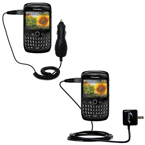 Car & Home Charger Kit compatible with the Blackberry Curve 8500