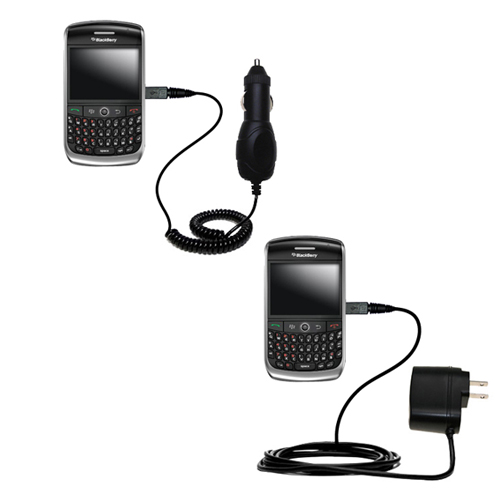 Car & Home Charger Kit compatible with the Blackberry Curve 8930