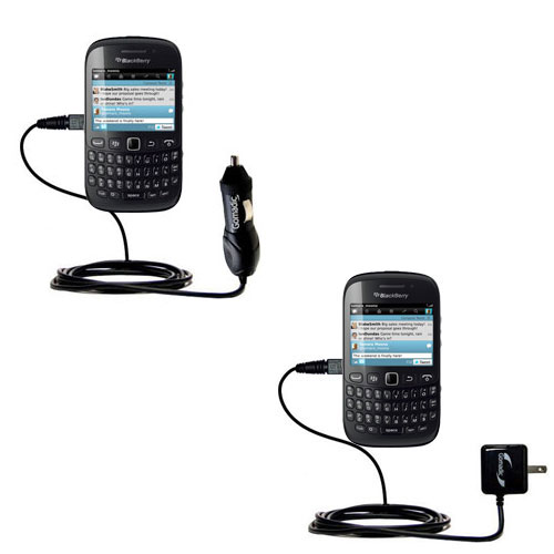Car & Home Charger Kit compatible with the Blackberry Curve 9220