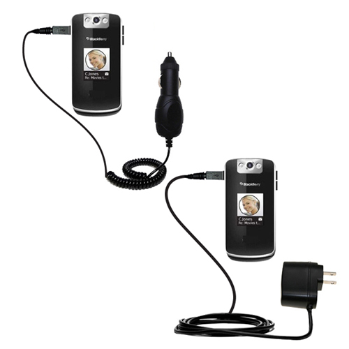 Car & Home Charger Kit compatible with the Blackberry Kickstart