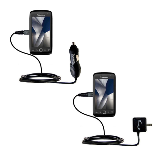 Car & Home Charger Kit compatible with the Blackberry Monaco