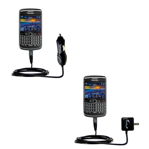 Car & Home Charger Kit compatible with the Blackberry Onyx III