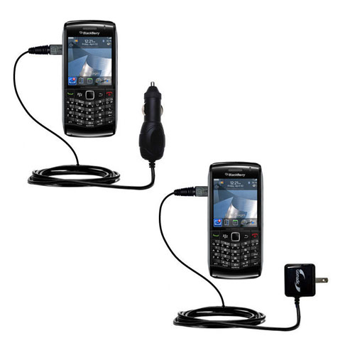 Car & Home Charger Kit compatible with the Blackberry Pearl 9100