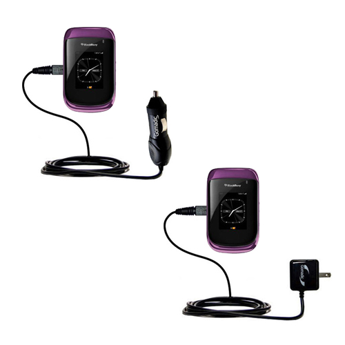 Car & Home Charger Kit compatible with the Blackberry Style 9670