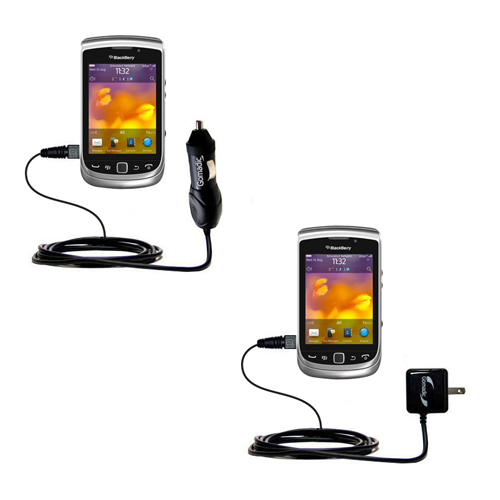 Car & Home Charger Kit compatible with the Blackberry Torch 9810