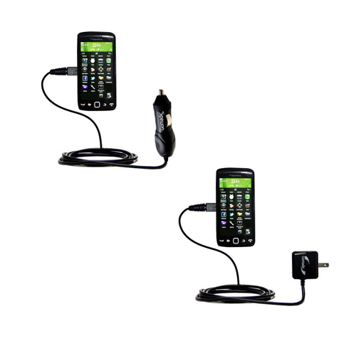 Car & Home Charger Kit compatible with the Blackberry Touch 9860