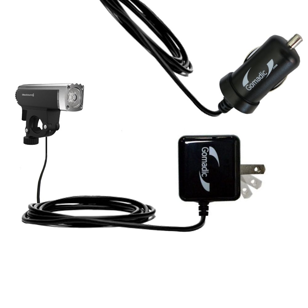 Car & Home Charger Kit compatible with the Blackburn Central Front