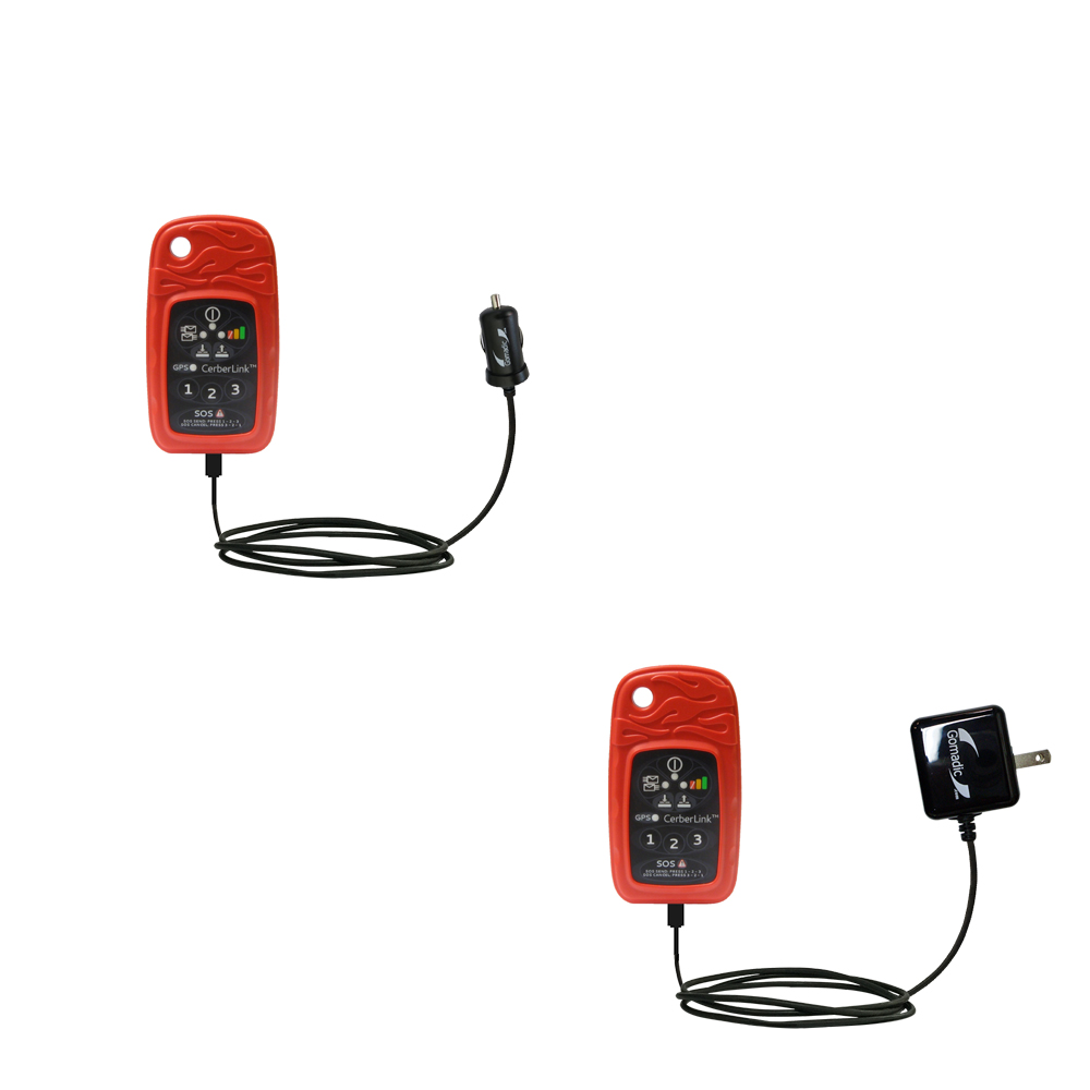 Car & Home Charger Kit compatible with the Briartek Cerberus CerberLink