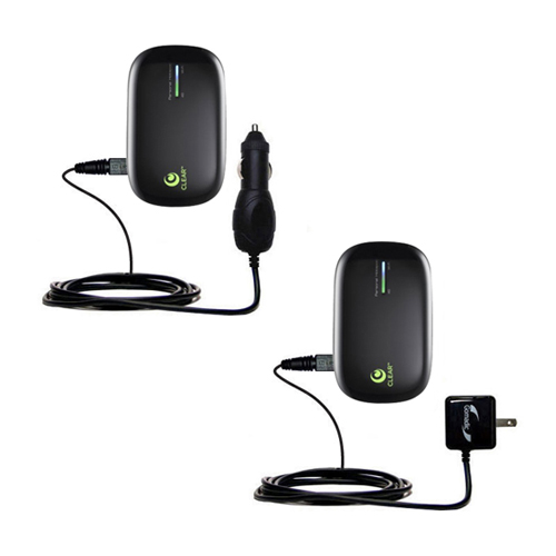 Car & Home Charger Kit compatible with the Clearwire Clear Spot 4G